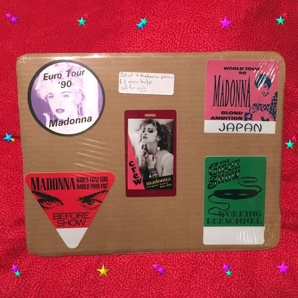 Madonna Other - Madonna Backstage Passes Blond Girlie 👀👈🥰